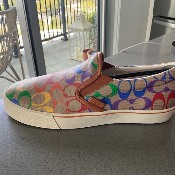 Coach Men's Pride Slip-On Skate Sneakers - Picture 1 of 7